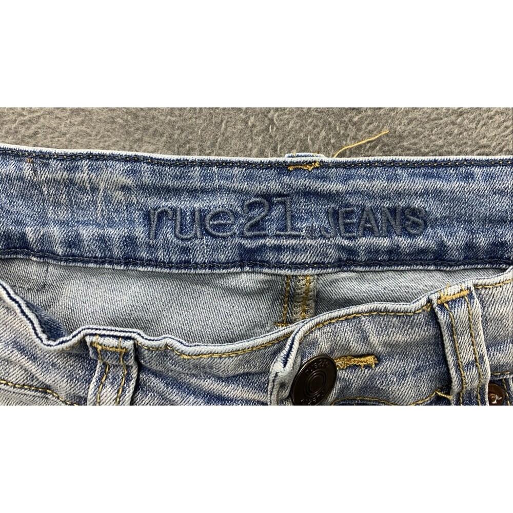 Rue 21 Denim Jeans Men's Size 30X30 Sky Blue Slim Taper Supreme Flex - Picture 8 of 16